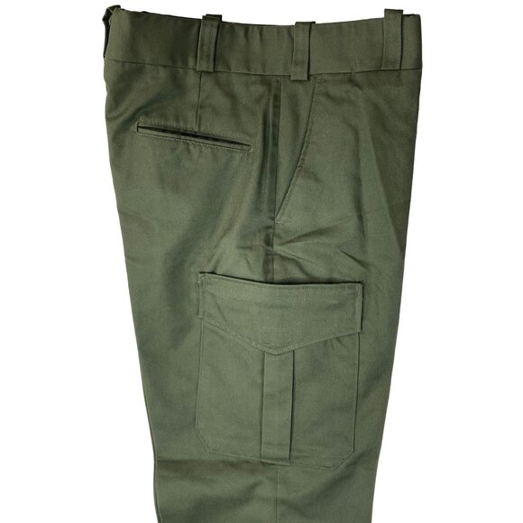 Men's Outdoor Olive Cargo Pants Multiple Pockets Size 32 NWOT - Picture 6 of 9